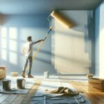 Peinture au m² sans fourniture : prix moyen et facteurs de coût en 2024