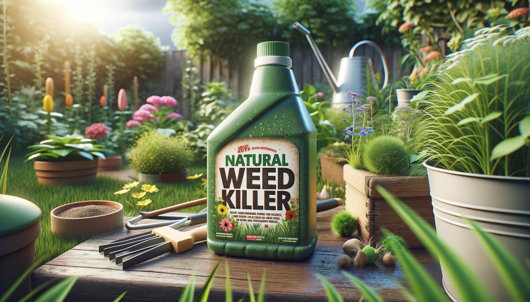 🌱 Désherbant naturel : recette magique au vinaigre