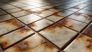 Enlever la rouille sur carrelage : méthodes et astuces