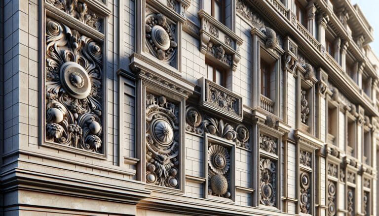 Plaques décoratives pour façade