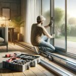 Réparer la fermeture d'une baie coulissante