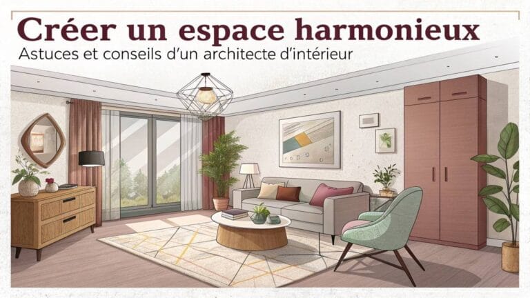 Créer un espace harmonieux - astuces et conseils d'un architecte d'intérieur