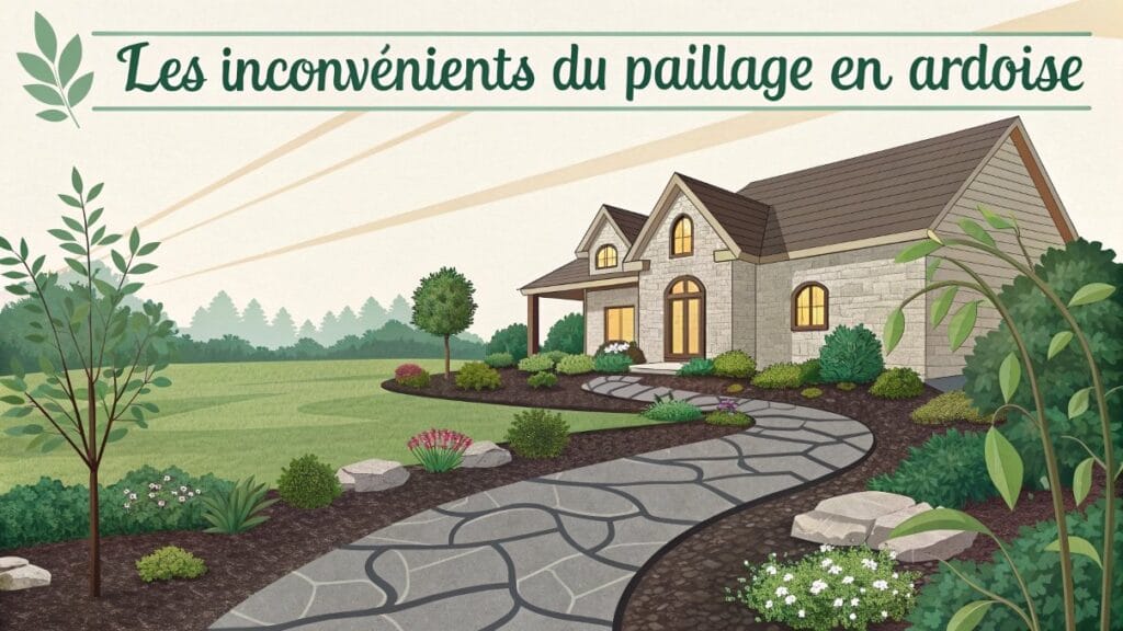 Les inconvénients du paillage en ardoise