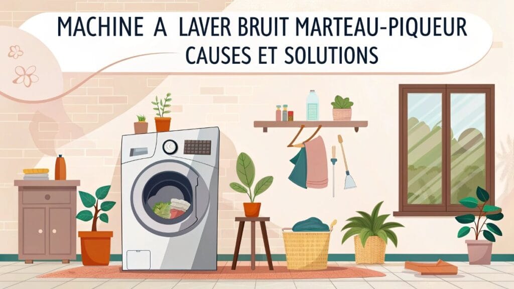 Machine à laver bruit marteau-piqueur - causes et solutions