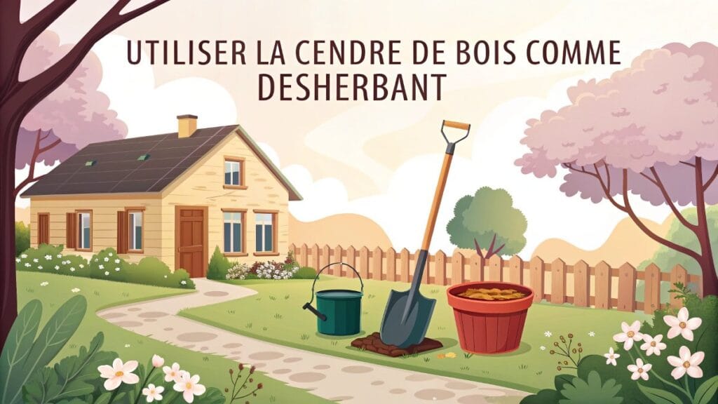 Utiliser la cendre de bois comme désherbant