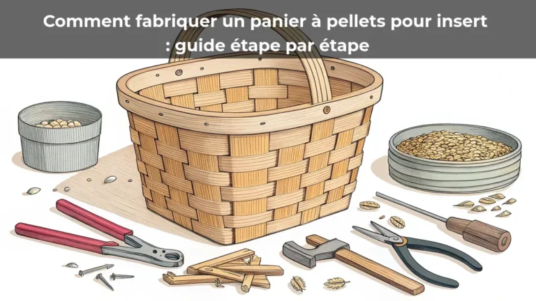 Comment fabriquer un panier à pellets pour insert : guide étape par étape