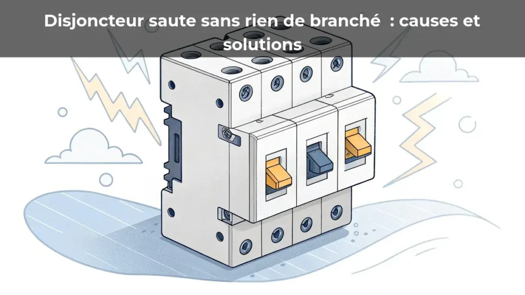 Disjoncteur saute sans rien de branché : causes et solutions