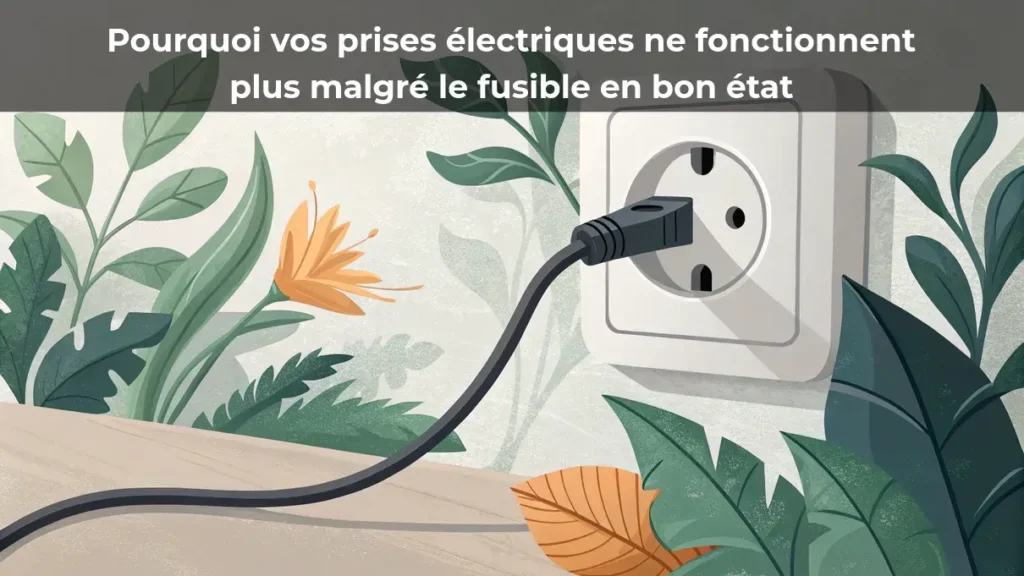 Pourquoi vos prises électriques ne fonctionnent plus malgré le fusible en bon état