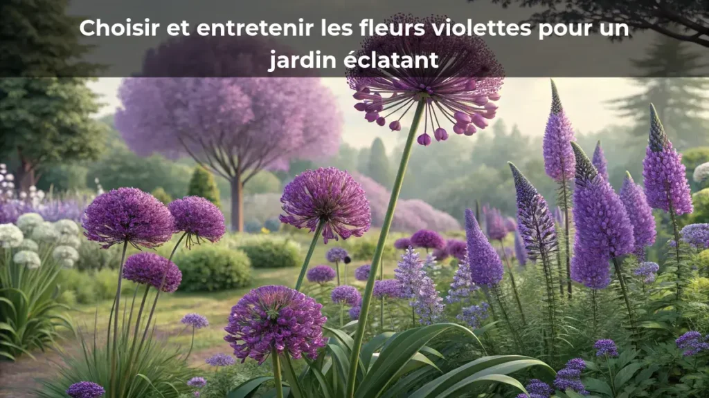 Choisir et entretenir les fleurs violettes pour un jardin éclatant
