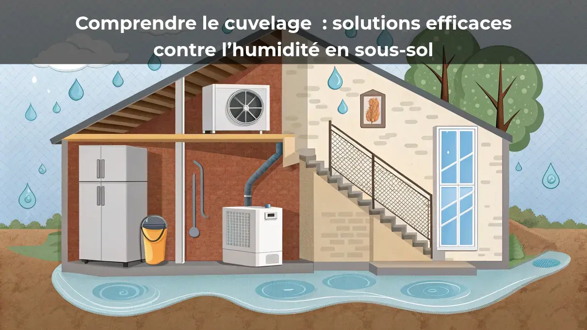 💧 Cuvelage : vos alliés contre l'humidité en sous-sol