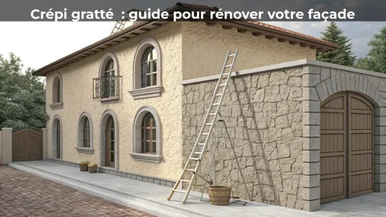 Crépi gratté : guide pour rénover votre façade
