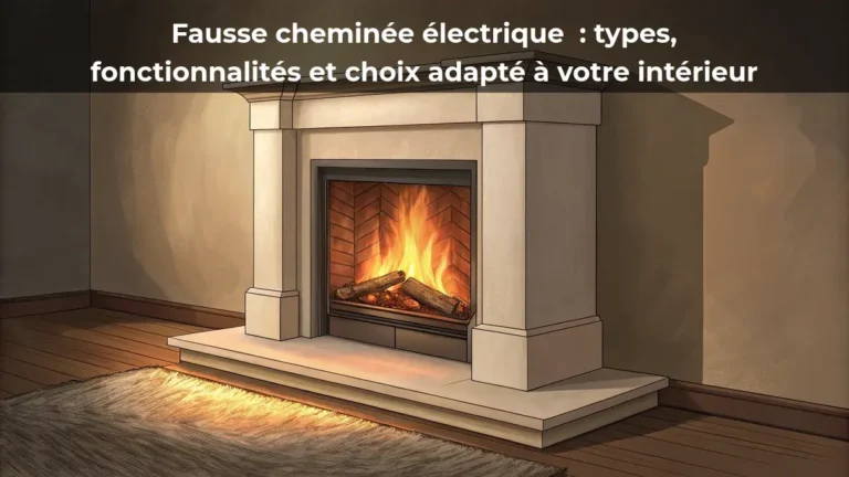 Fausse cheminée électrique : types, fonctionnalités et choix adapté à votre intérieur