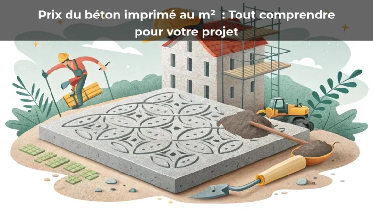 Prix du béton imprimé au m² : Tout comprendre pour votre projet