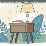 Bien choisir sa table de chevet : allier confort, style et praticité