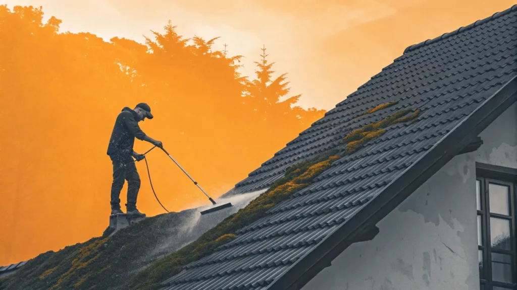 Nettoyage et démoussage de toiture : méthodes efficaces, produits adaptés et tarifs