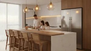 Aménager un coin bar dans une cuisine ouverte